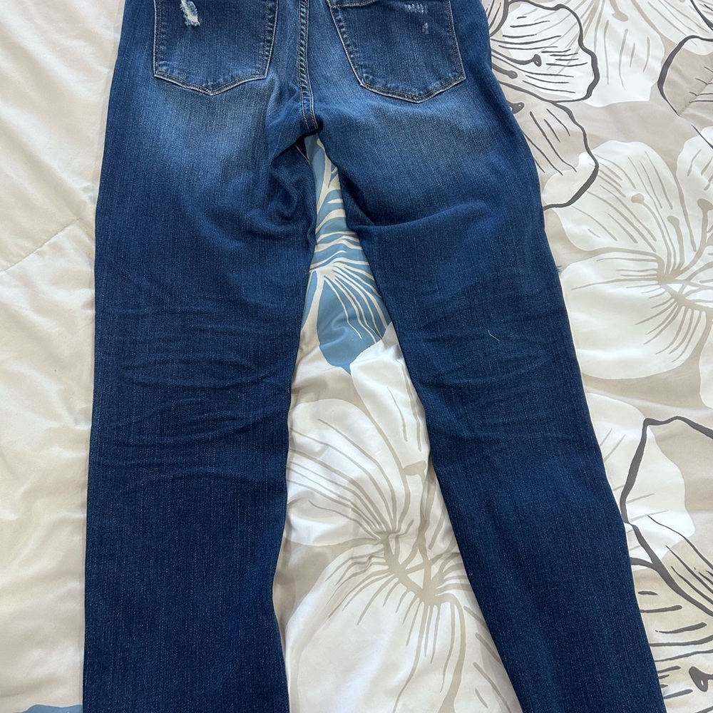 BLANK NYC • Blue Ripped Straight Leg Jeans • sz 29 • - Picture 5 of 13
